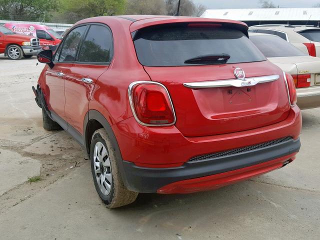 ZFBCFXAB1HP595743 - 2017 FIAT 500X POP RED photo 3