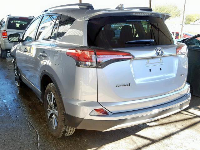 JTMWFREV5JD132652 - 2018 TOYOTA RAV4 ADVEN SILVER photo 3