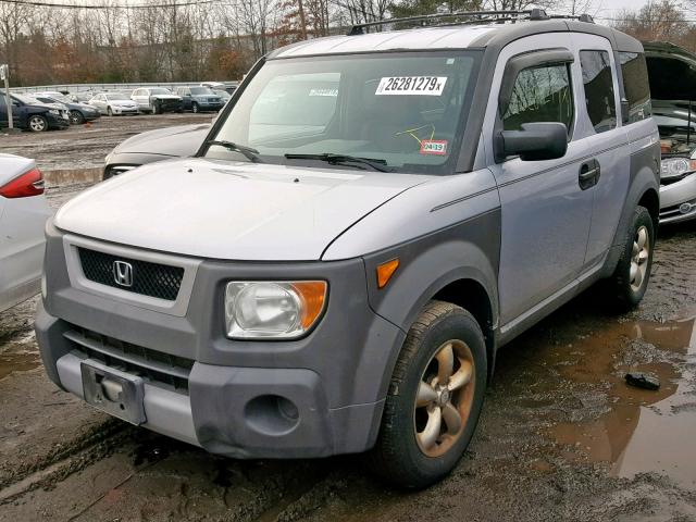 5J6YH28273L010096 - 2003 HONDA ELEMENT DX GRAY photo 2