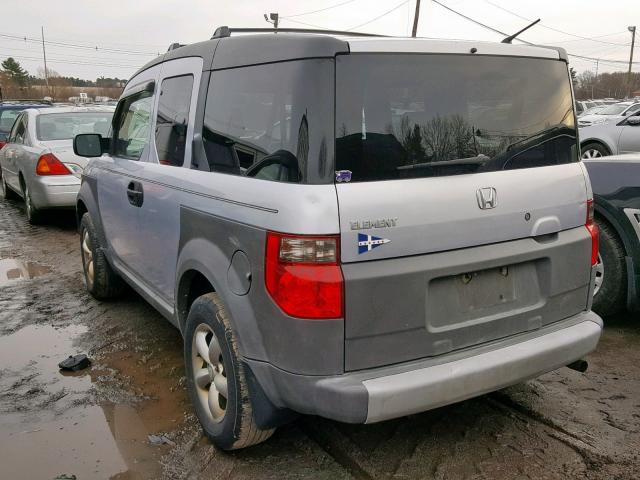 5J6YH28273L010096 - 2003 HONDA ELEMENT DX GRAY photo 3