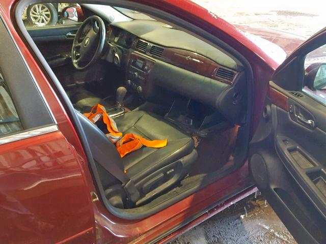 2G1WU583489288464 - 2008 CHEVROLET IMPALA LTZ RED photo 5