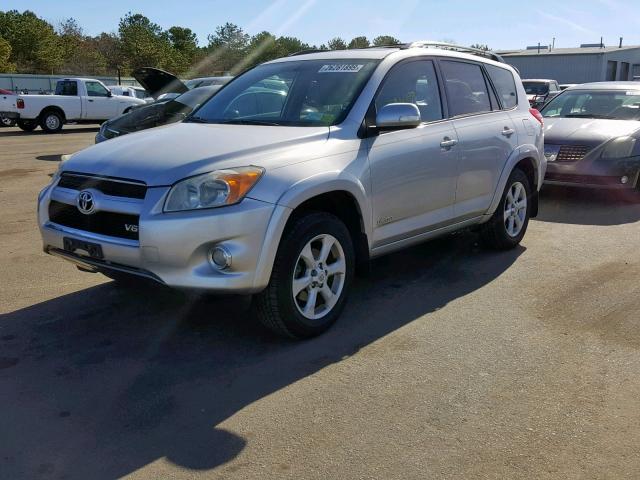 2T3DK4DV4BW037866 - 2011 TOYOTA RAV4 LIMIT SILVER photo 2