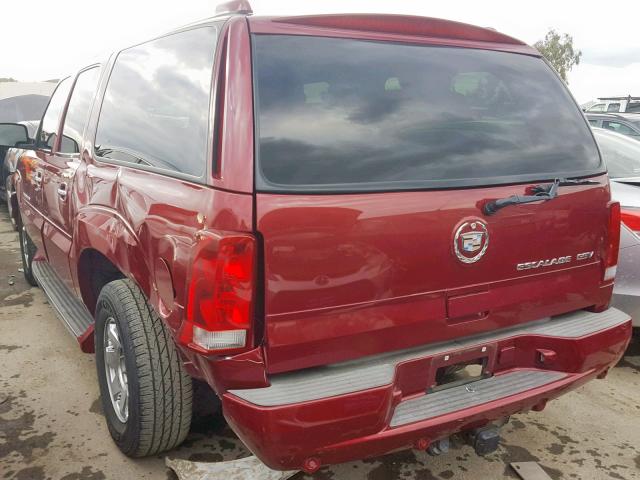 3GYFK66N94G139243 - 2004 CADILLAC ESCALADE E MAROON photo 3