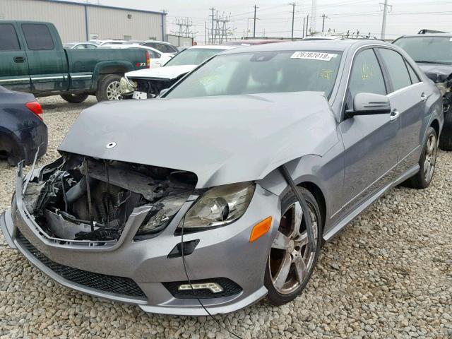 WDDHF5GB4AA056482 - 2010 MERCEDES-BENZ E 350 GRAY photo 2