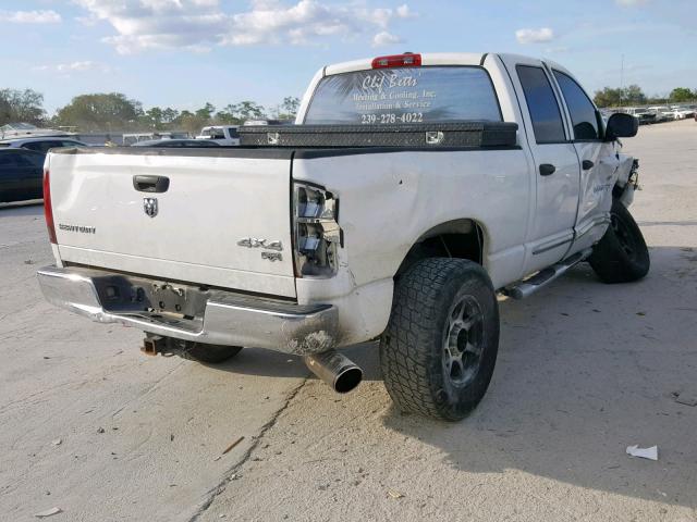 1D7KS28C26J133316 - 2006 DODGE RAM 2500 S Սպիտակ լուսանկար 4