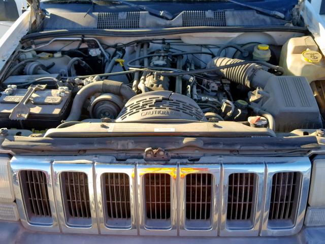 1J4GZ58S1TC355666 - 1996 JEEP GRAND CHER WHITE photo 7