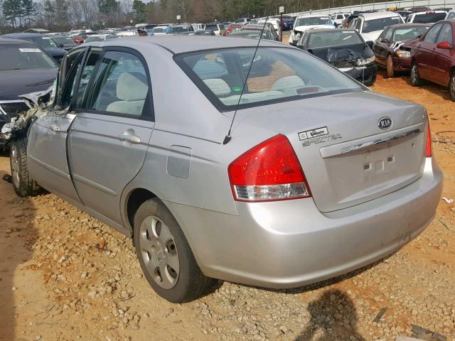 KNAFE121885547889 - 2008 KIA SPECTRA EX SILVER photo 3