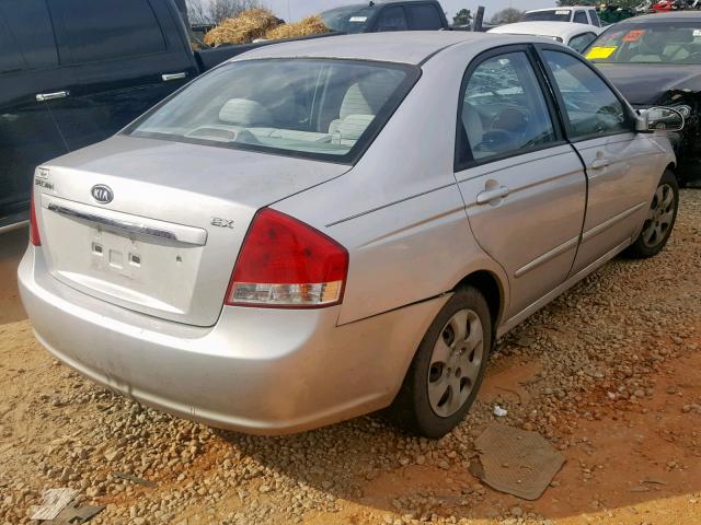 KNAFE121885547889 - 2008 KIA SPECTRA EX SILVER photo 4