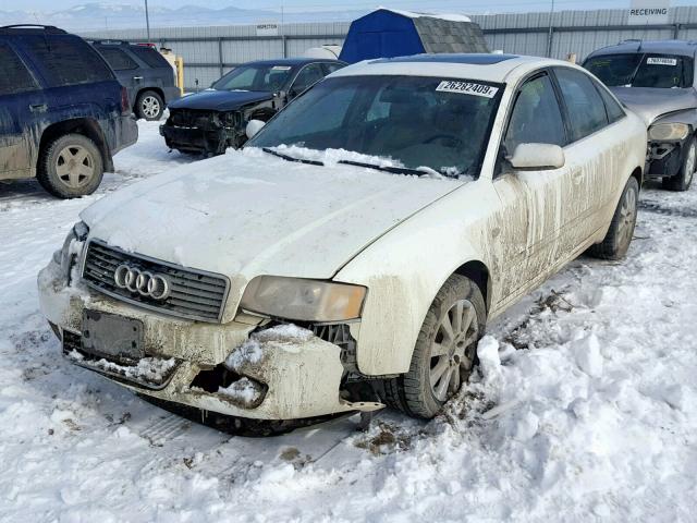 WAULT64B64N028023 - 2004 AUDI A6 3.0 QUA WHITE photo 2