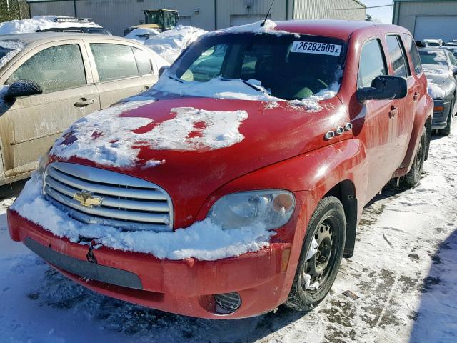 3GNDA13D88S623915 - 2008 CHEVROLET HHR LS RED photo 2