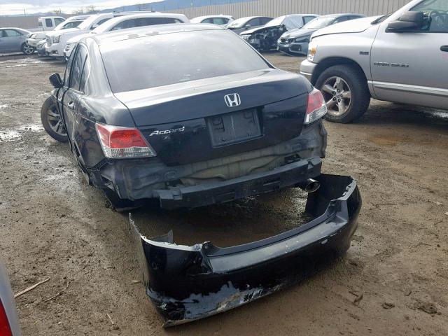 1HGCP26418A106270 - 2008 HONDA ACCORD LXP BLACK photo 3