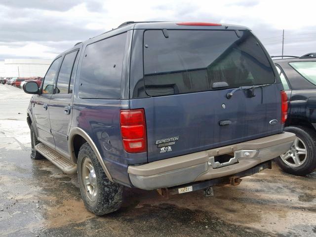 1FMPU18L6YLB12265 - 2000 FORD EXPEDITION BLUE photo 3