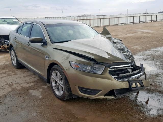 1FAHP2E86DG215443 - 2013 FORD TAURUS SEL GREEN photo 1