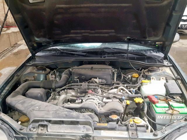 4S3BH6356Y7300074 - 2000 SUBARU LEGACY L GREEN photo 7