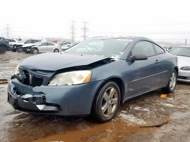 1G2ZH178264192528 - 2006 PONTIAC G6 GT BLUE photo 2