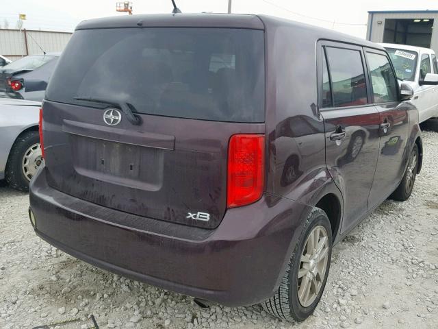 JTLKE50EX81026909 - 2008 TOYOTA SCION XB 紫色 照片 4