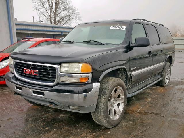 3GKGK26G71G123594 - 2001 GMC YUKON XL K BLACK photo 2