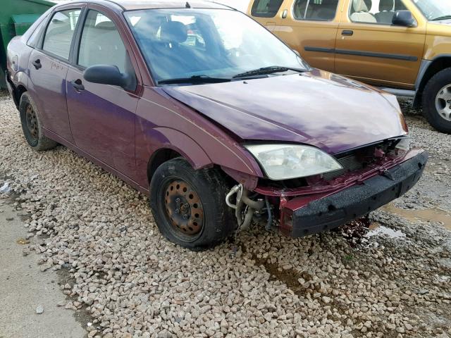 1FAFP34N16W133455 - 2006 FORD FOCUS ZX4 MAROON photo 1