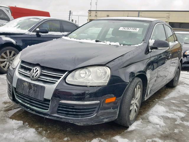 3VWRF71K46M788668 - 2006 VOLKSWAGEN JETTA 2.5 BLACK photo 2