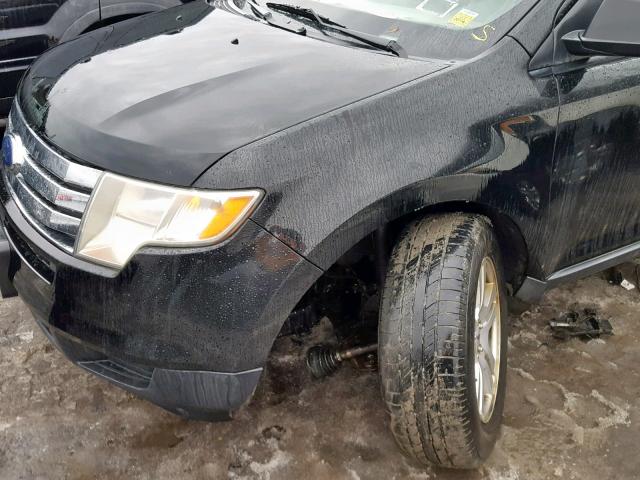 2FMDK46C77BA77845 - 2007 FORD EDGE SE BLACK photo 9