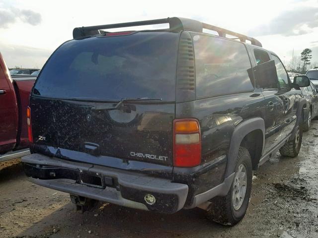 3GNFK16Z93G123822 - 2003 CHEVROLET SUBURBAN K BLACK photo 4