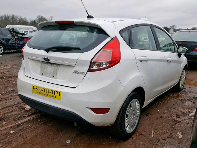 3FADP4TJXFM179765 - 2015 FORD FIESTA S WHITE photo 4