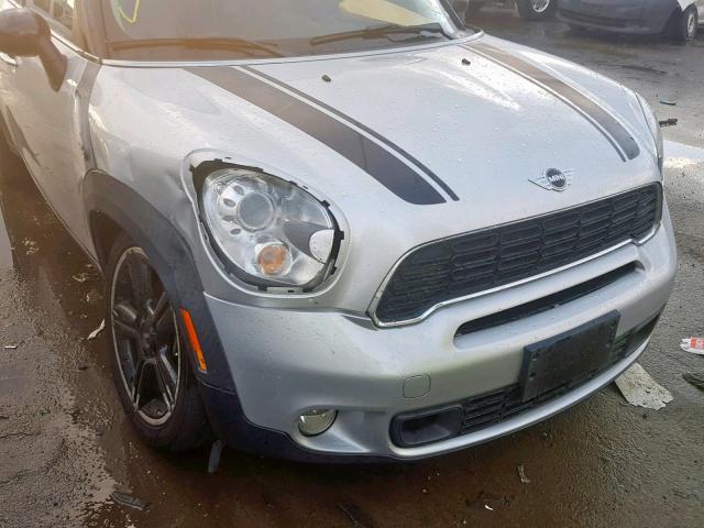 WMWZC3C54CWL87321 - 2012 MINI COOPER S C SILVER photo 9