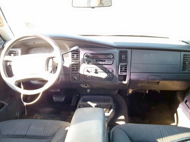 1D4HS38N83F567303 - 2003 DODGE DURANGO SP BLUE photo 9