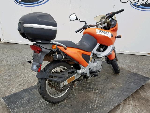 WB10168A8VXA40211 - 1997 BMW F650 ST Қызғылт сары фото 4