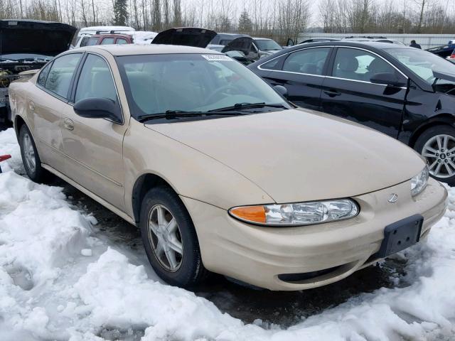 1G3NL52E24C208694 - 2004 OLDSMOBILE ALERO GL GOLD photo 1