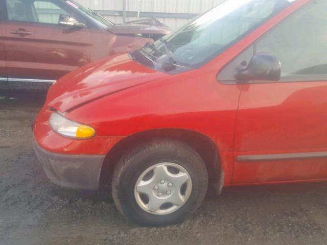 2B4GP25R6WR598524 - 1998 DODGE CARAVAN RED photo 9