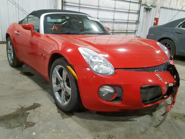 1G2MG35X97Y129858 - 2007 PONTIAC SOLSTICE G RED photo 1