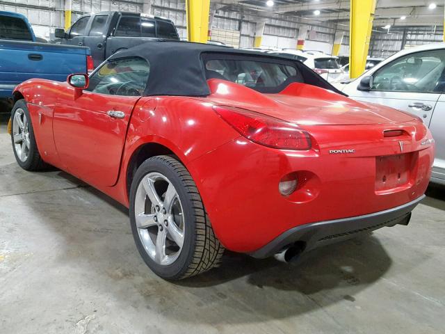 1G2MG35X97Y129858 - 2007 PONTIAC SOLSTICE G RED photo 3