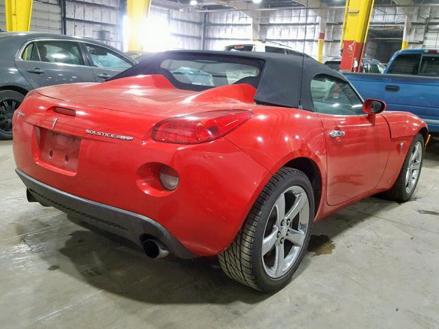 1G2MG35X97Y129858 - 2007 PONTIAC SOLSTICE G RED photo 4