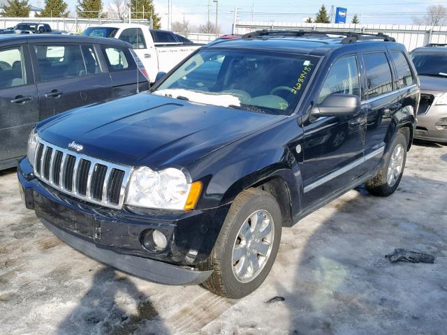 1J4HR58206C114769 - 2006 JEEP GRAND CHER BLACK photo 2