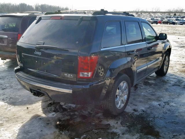 1J4HR58206C114769 - 2006 JEEP GRAND CHER BLACK photo 4