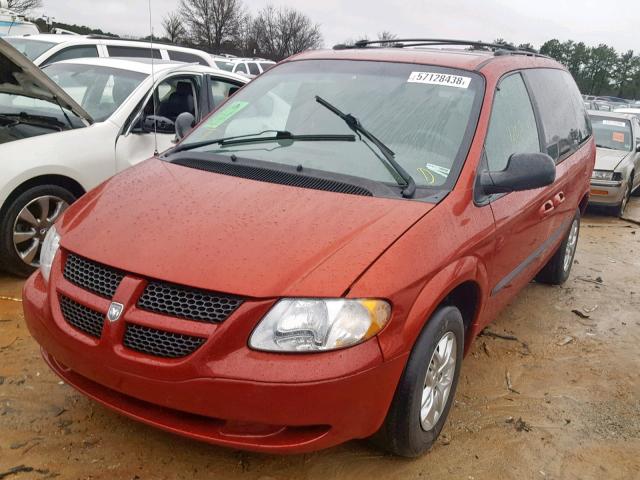 1D4GP45343B156123 - 2003 DODGE CARAVAN SP RED photo 2