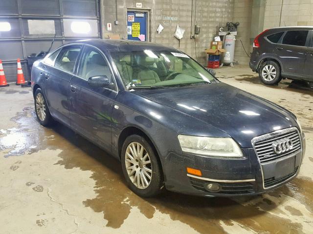 WAUDH74F56N163608 - 2006 AUDI A6 3.2 QUA BLUE photo 1