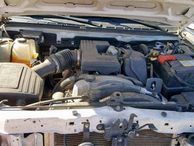 1GCJTCFE6C8148871 - 2012 CHEVROLET COLORADO L WHITE photo 7