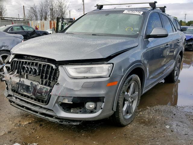 WA1EFCFS8FR004228 - 2015 AUDI Q3 PREMIUM GRAY photo 2