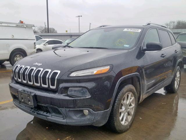 1C4PJLCS0EW149135 - 2014 JEEP CHEROKEE L BLACK photo 2