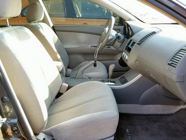 1N4BL11D75C112281 - 2005 NISSAN ALTIMA SE GRAY photo 5