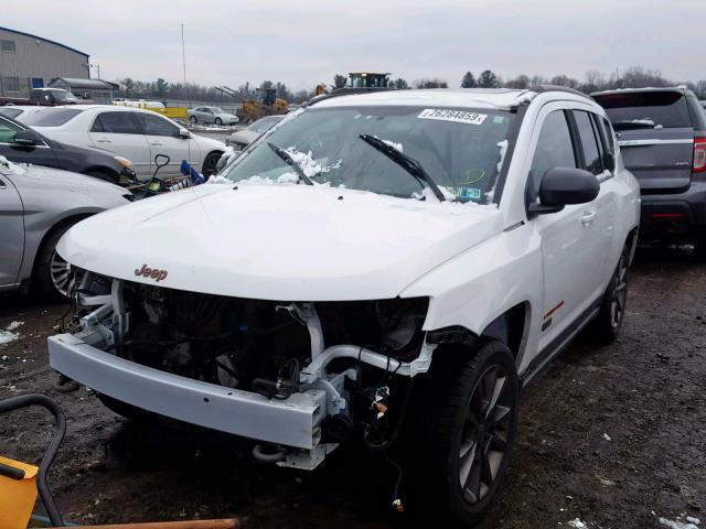 1C4NJDBB5GD762767 - 2016 JEEP COMPASS SP WHITE photo 2