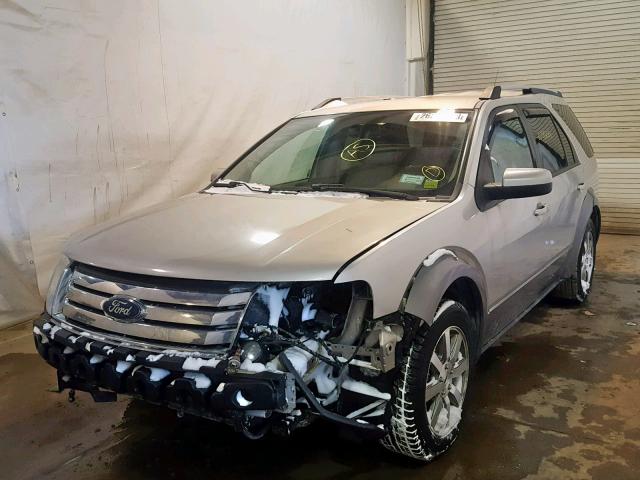 1FMDK05W18GA33192 - 2008 FORD TAURUS X S GRAY photo 2