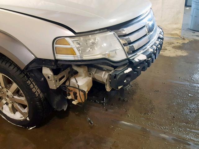 1FMDK05W18GA33192 - 2008 FORD TAURUS X S GRAY photo 9