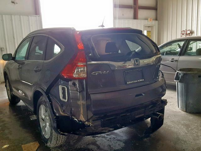 5J6RM4H76FL031775 - 2015 HONDA CR-V EXL GRAY photo 9