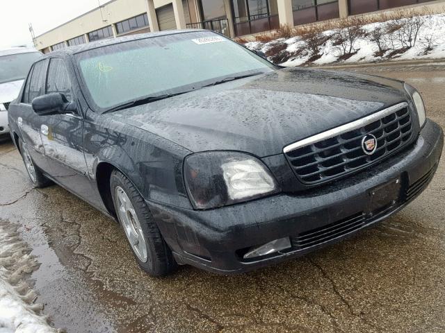 1G6KF57984U244389 - 2004 CADILLAC DEVILLE DT BLACK photo 1