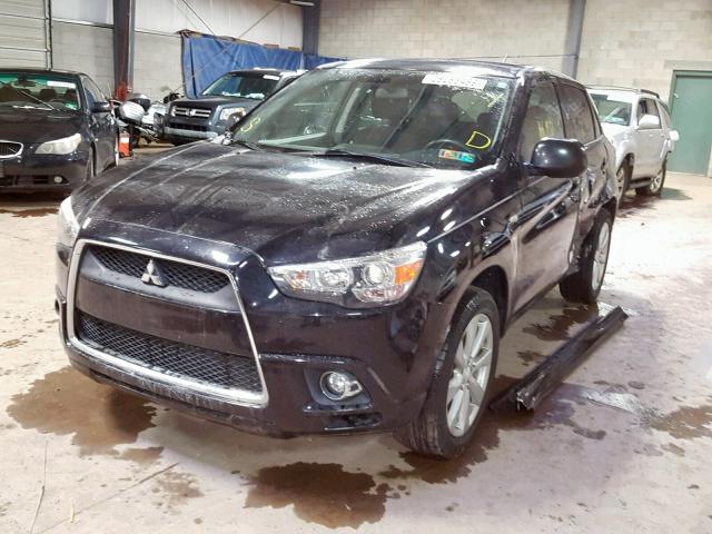 JA4AR4AU1CZ010534 - 2012 MITSUBISHI OUTLANDER BLACK photo 2