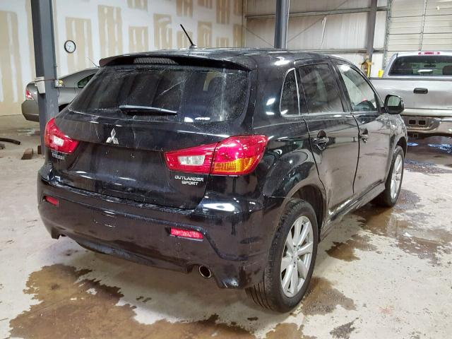 JA4AR4AU1CZ010534 - 2012 MITSUBISHI OUTLANDER BLACK photo 4