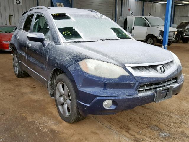 5J8TB18217A011730 - 2007 ACURA RDX BLUE photo 1